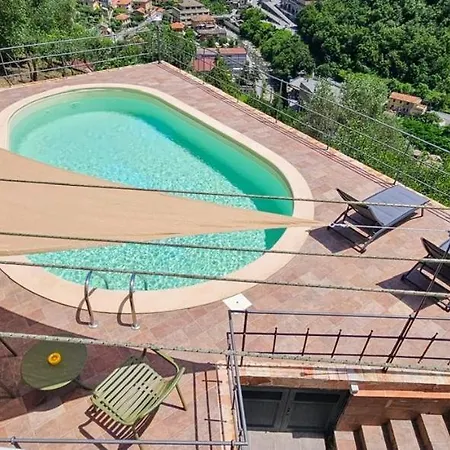 Belvedere, House With Pool- Recco, Liguria Corticella