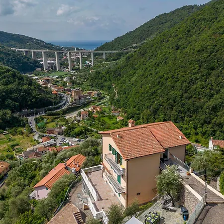 Belvedere, House With Pool- Recco, Liguria Corticella