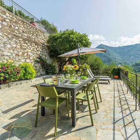 Belvedere, House With Pool- Recco, Liguria Corticella