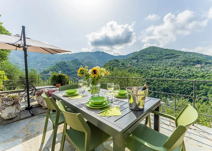 Apartamento Belvedere, House With Pool- Recco, Liguria
