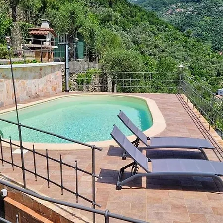Belvedere, House With Pool- Recco, Liguria *